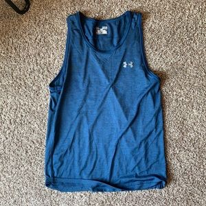 Blue under armour tank